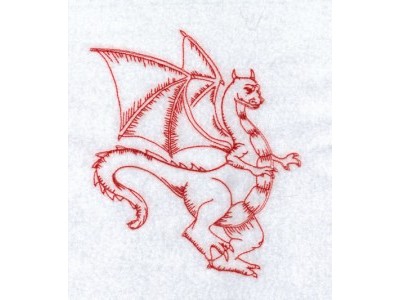 RW Dragons Embroidery Machine Design