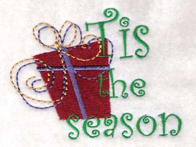 Season Sayings Embroidery Machine Design