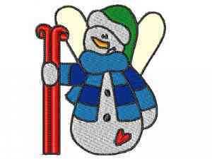 Snow Men Machine Embroidery Designs