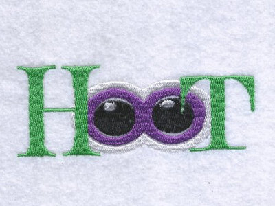 Spooky Hoots Embroidery Machine Design