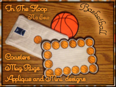 Sport Mug Rug Basketball