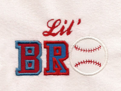 Spring Baseball Fun Embroidery Machine Design