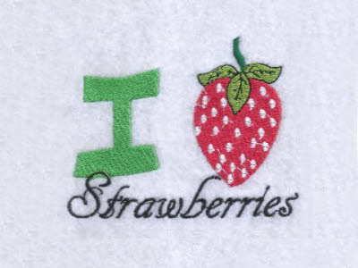 Strawberry Fun Embroidery Machine Design
