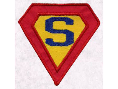Super Hero Alpha Embroidery Machine Design