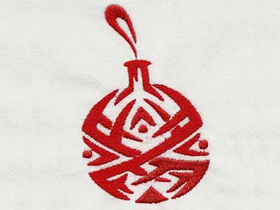 Tribal Holiday Ornaments 2 Embroidery Machine Design