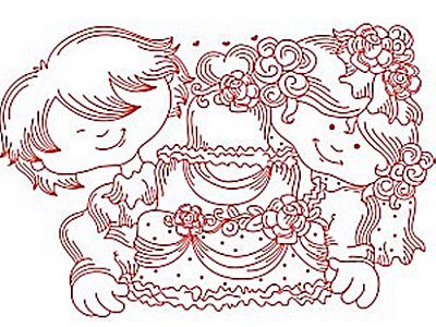 DD Vintage Wedding DD Vintage Wedding Embroidery Machine Design 10 Designs