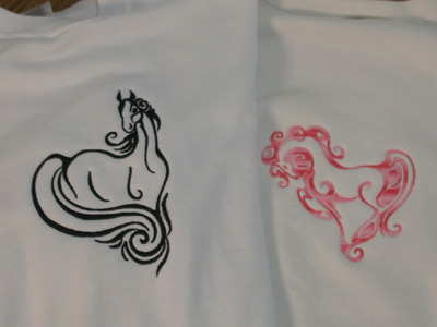 Elegant Wild Horses Embroidery Machine Design