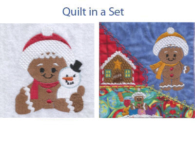 Winter Gingers Embroidery Machine Design