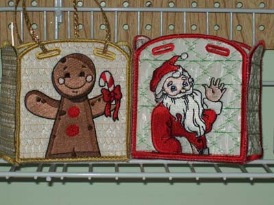 Christmas Gift Box Embroidery Machine Design
