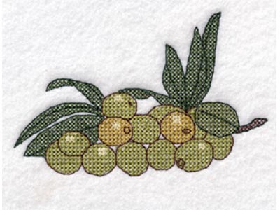 Cross Stitch Olive Way Embroidery Machine Design