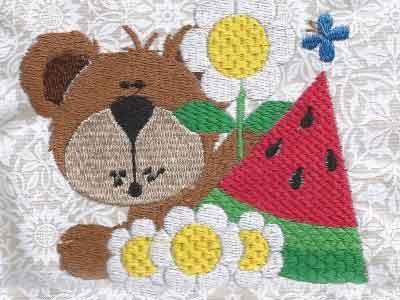Yummy Bears Embroidery Machine Design