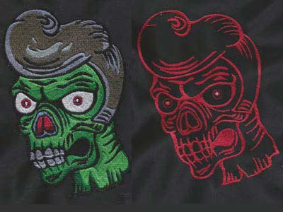 Zombies Embroidery Machine Design