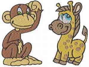 Zoo Machine Embroidery Designs