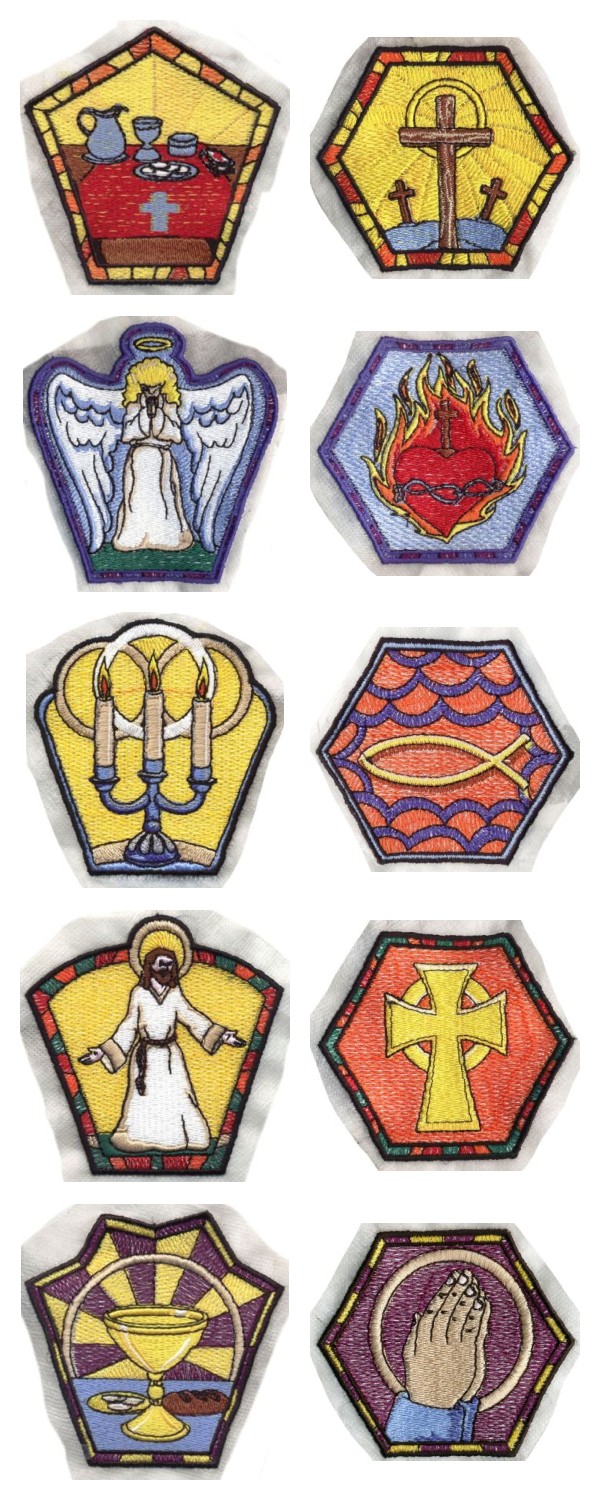 FSL Religious Bowls Embroidery Machine Design Details