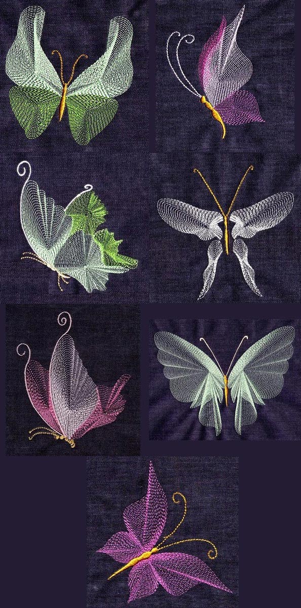 Butterfly Threads Embroidery Machine Design Details