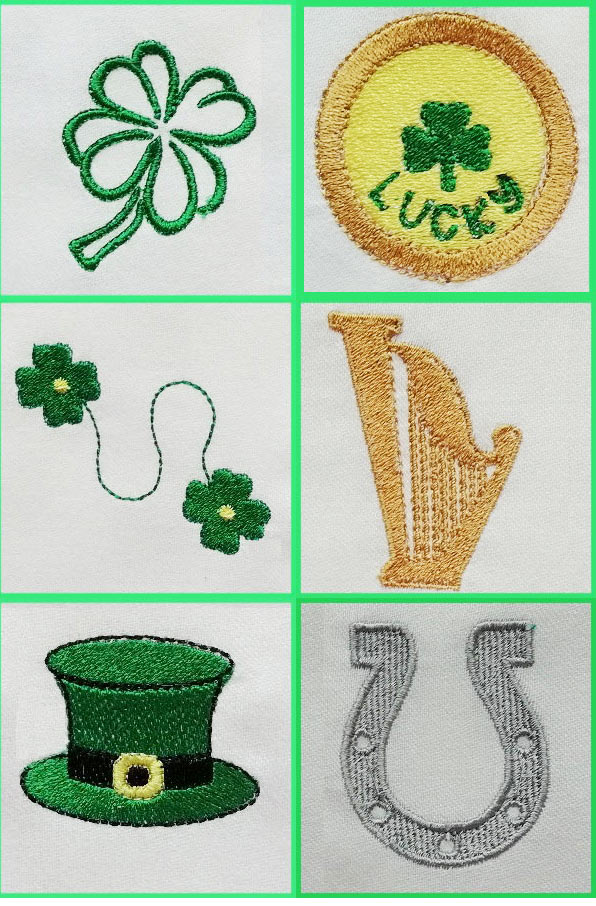 Cute St Patricks Designs Embroidery Machine Design Details