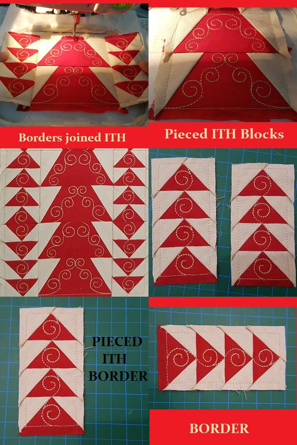 Festive Table Runner Embroidery Machine Design Details
