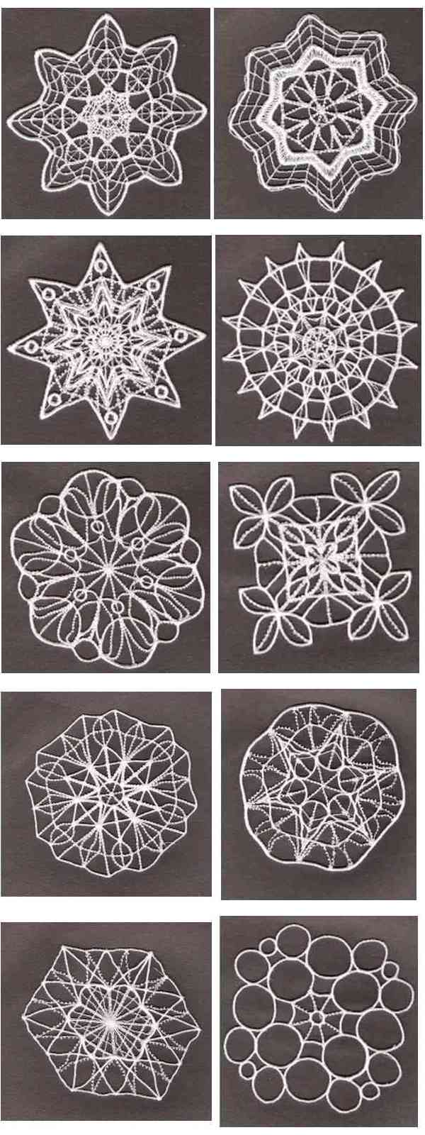 FSL Fancy Lace Embroidery Machine Design Details