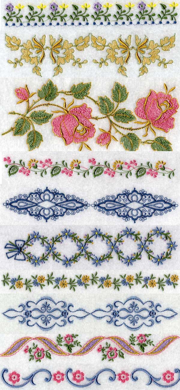 Linens 2 Embroidery Machine Design Details