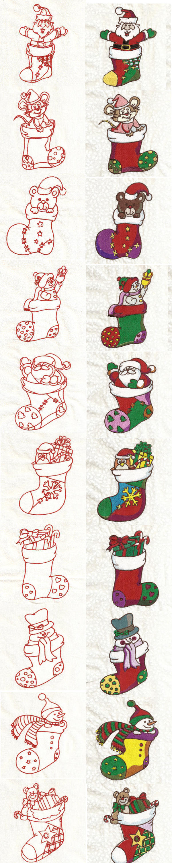 Santa is Coming Embroidery Machine Design Details