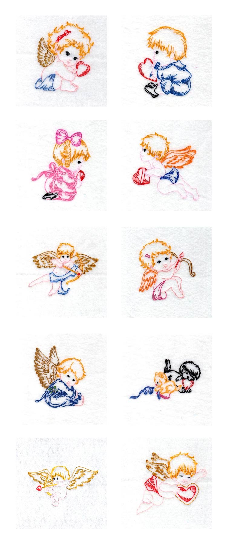 Sweet Valentines Embroidery Machine Design Details