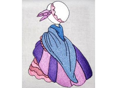 5x7 Little Crinolines Embroidery Machine Design