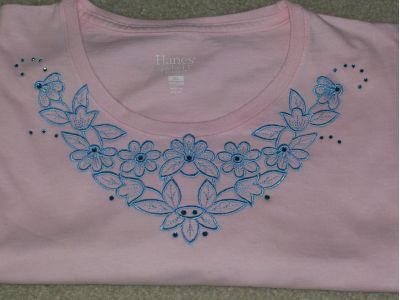 Delicate Fancy Necklines 2 Embroidery Machine Design