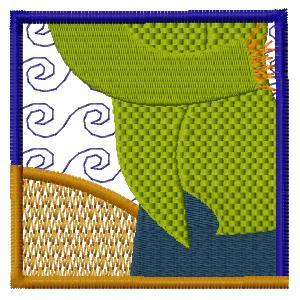 Autumn Scene Puzzle Blocks Embroidery Machine Design