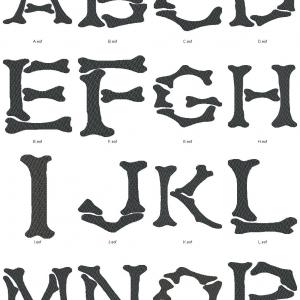 Bones Alphabet