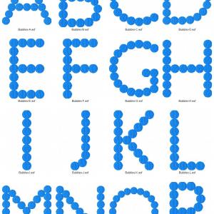 Bubble Alphabet