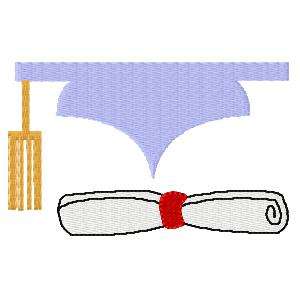 Celebrate The Graduate Embroidery Machine Design