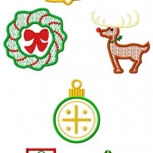Christmas Applique Designs Embroidery Machine Design
