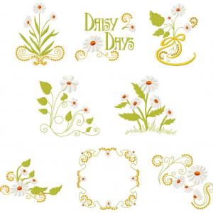 Daisy Days Embroidery Machine Design