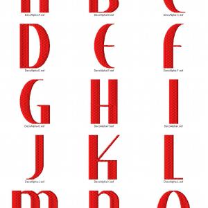 Deco Alphabet