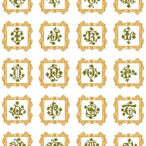 Elegant Monograms Embroidery Machine Design