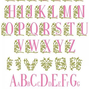 Elegant Vine Monograms