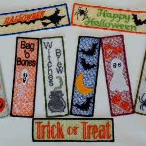FSL Halloween Bookmarks Embroidery Machine Design