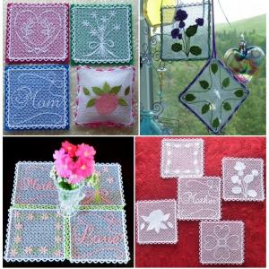 FSL Lace For Mom Embroidery Machine Design