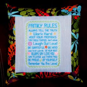 Family Rules Samplers