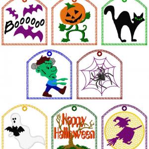 Halloween Banner- Designs Embroidery Machine Design