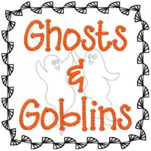 Happy Halloween Embroidery Machine Design