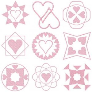 Heart Of My Heart Quilt Blocks