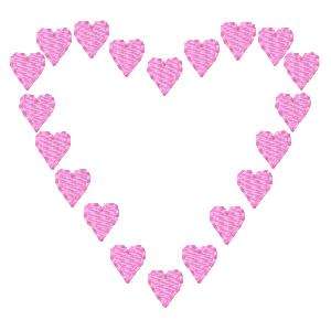 Hearts Design Embroidery Machine Design