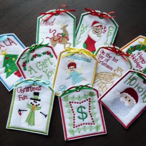 Holiday Gift Card Holders I T H Embroidery Machine Design