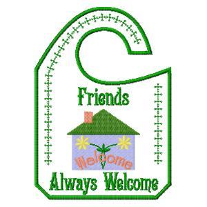 Home Sweet Home Door Hangers Embroidery Machine Design