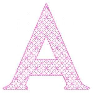 Lacy Letters Embroidery Machine Design