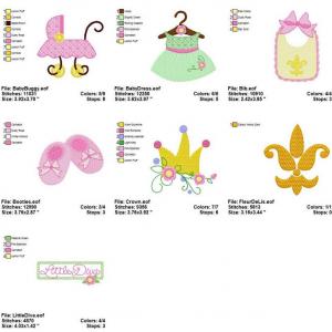 Little Diva Embroidery Machine Design