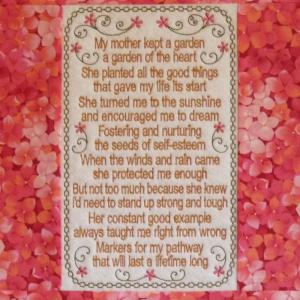 Mothers Poem Sampler