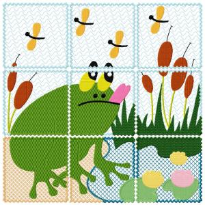 Mr Frogs Day Puzzle Blocks