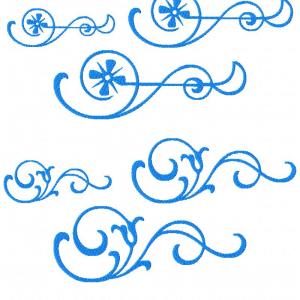 Ornamentals Embroidery Machine Design